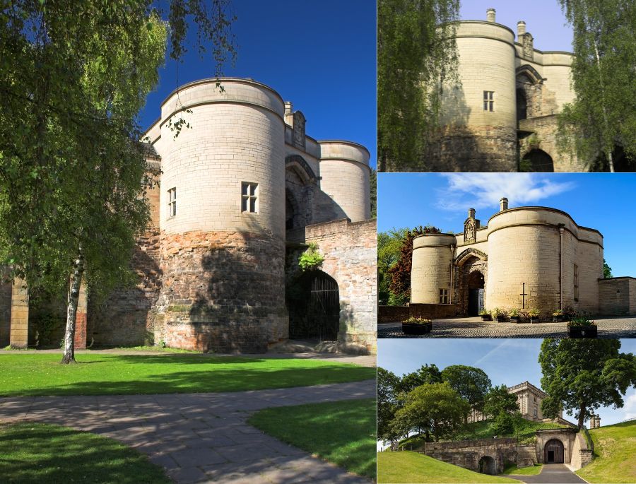 Lâu đài Nottingham tọa lạc ở một vị trí tuyệt đẹp, ngay giữa thành phố Nottingham