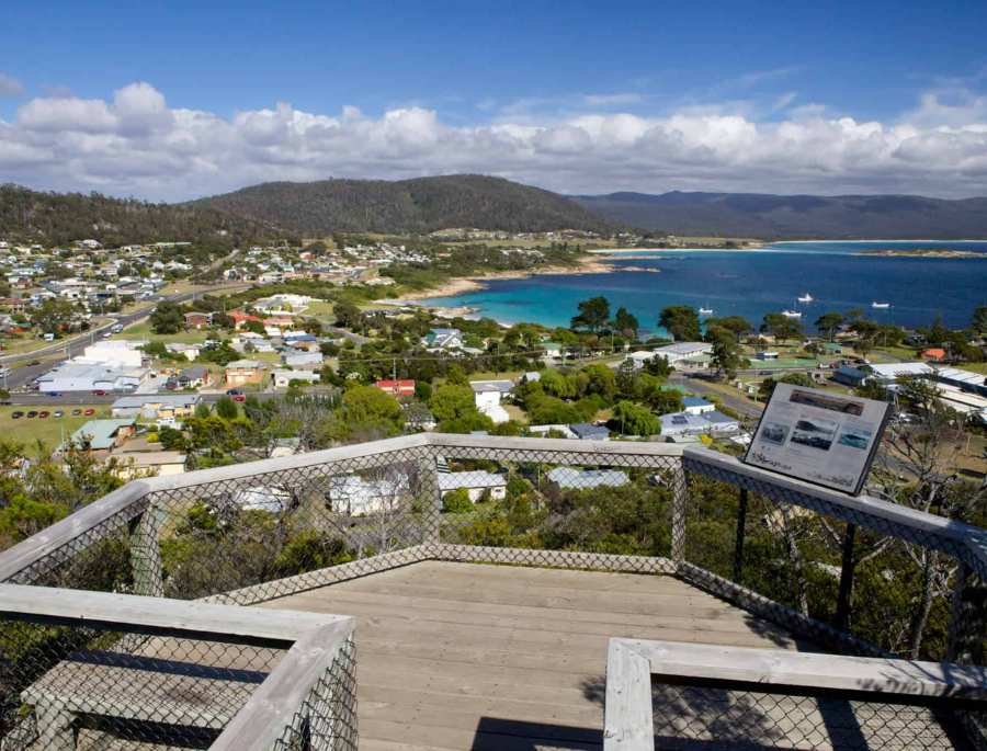 Thị trấn Bicheno xinh đẹp với rất nhiều khung cảnh thiên nhiên rực rỡ