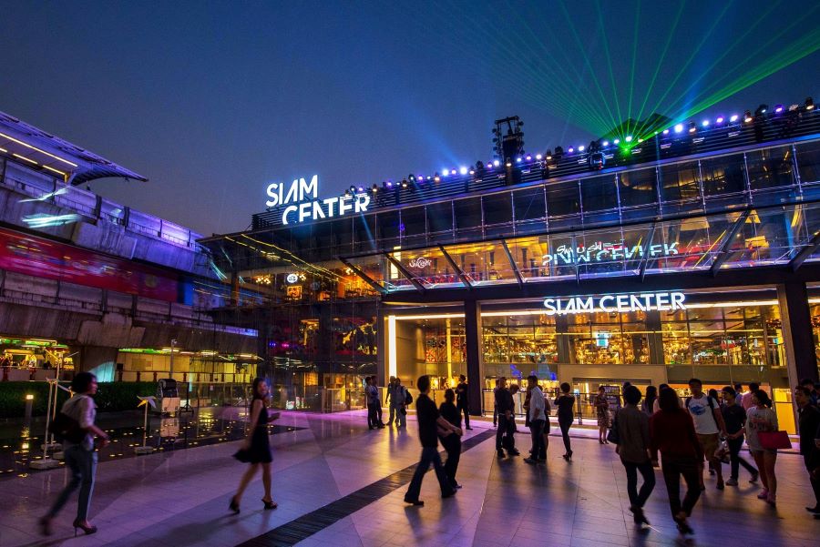 Siam Center với vô số thương hiệu nước ngoài nổi tiếng