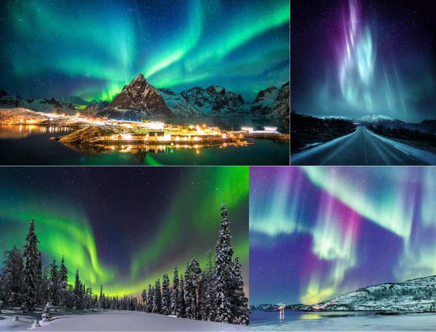 Khung cảnh cực quang tuyệt đẹp tại Alaska vào mùa đông