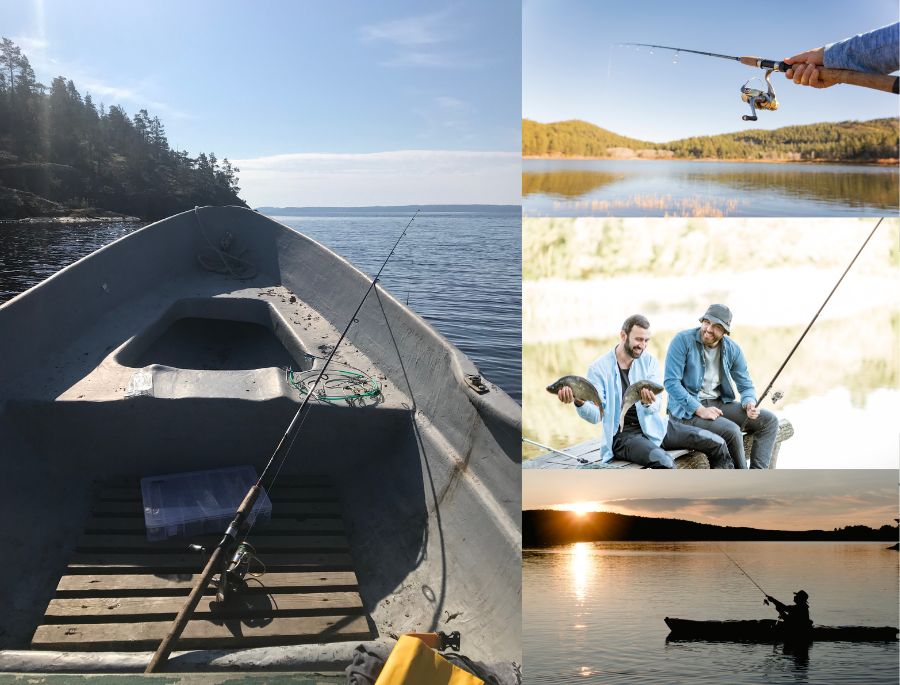 Hoạt động dạo thuyền câu cá trên Hồ Ladoga