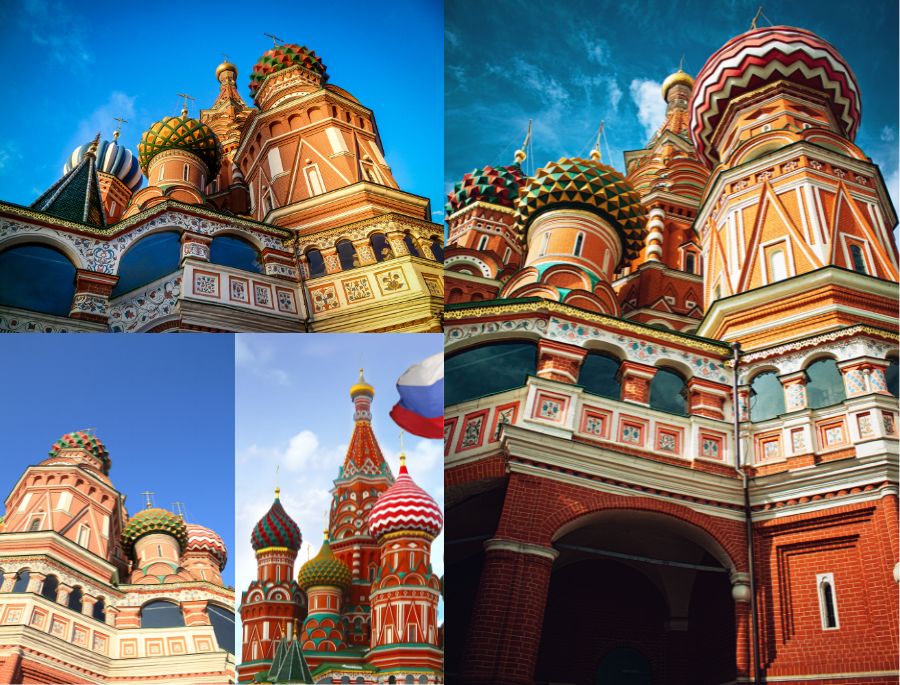 Cận cảnh các chi tiết thiết kế của Nhà thờ Thánh Basil