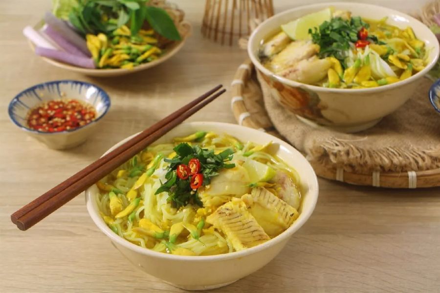 Bún cá Châu Đốc - Một trong những món bún đặc sản miền Tây thơm ngon đến khó cưỡng