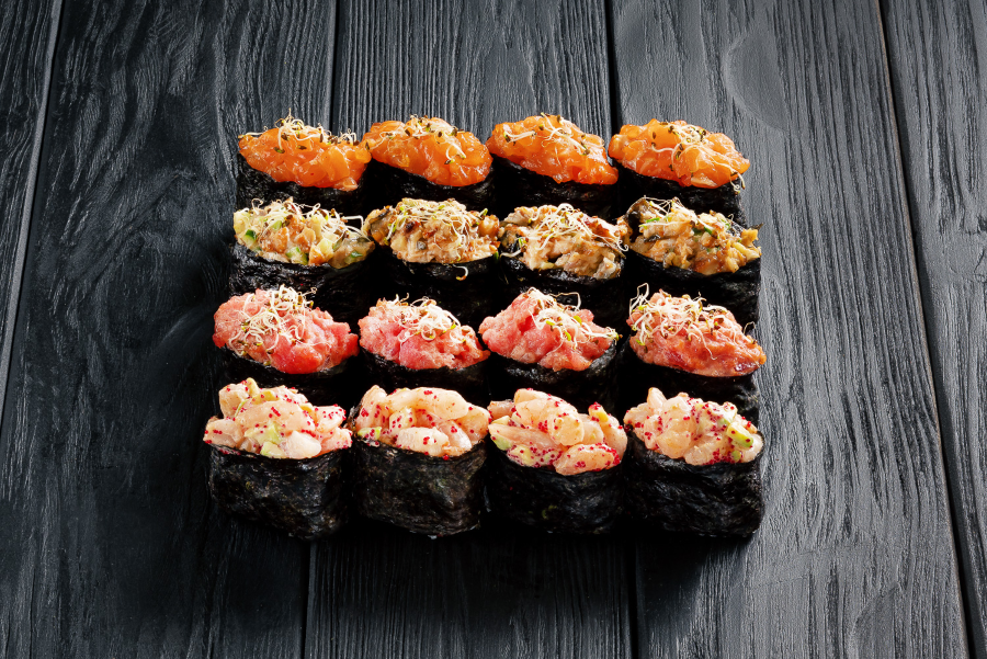 Gunkan Sushi có đa dạng các hương vị khác nhau khiến bạn “ăn mãi không ngán”
