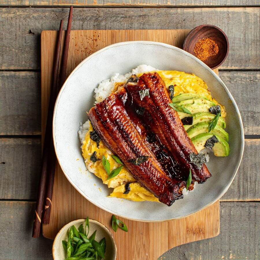 Unadon là món Donburi 