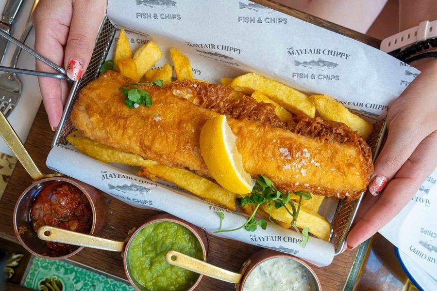 Món Fish and chips cực độc đáo