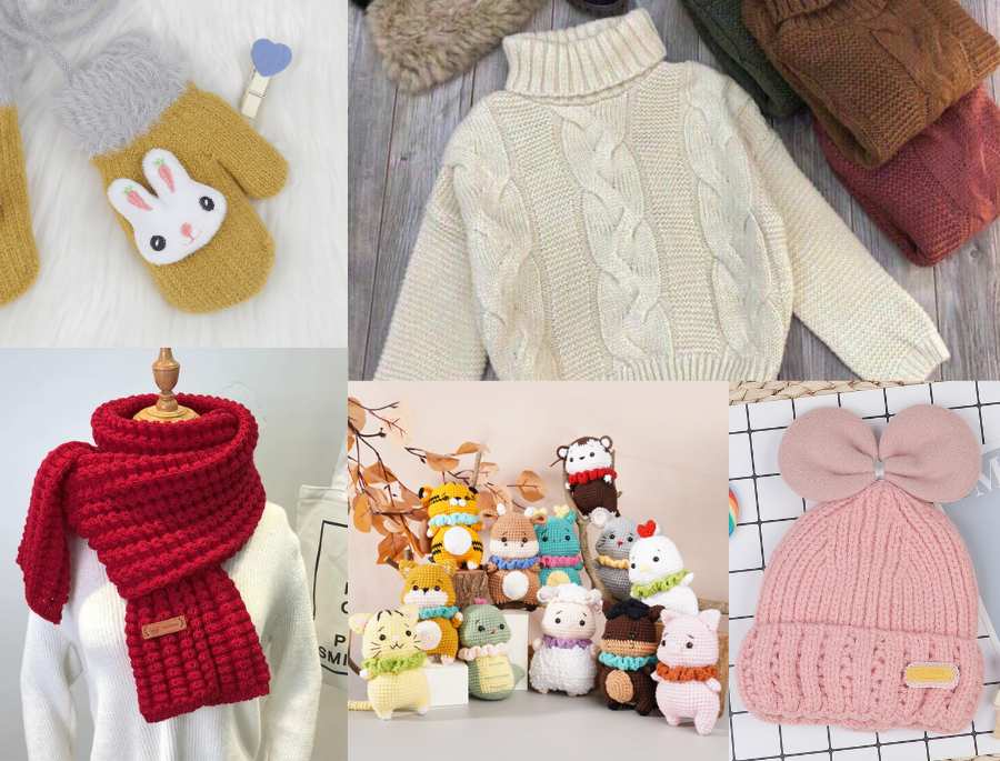 Một số các món quà được chế tác từ len được nhiều người lựa chọn khi tới làng Bibury