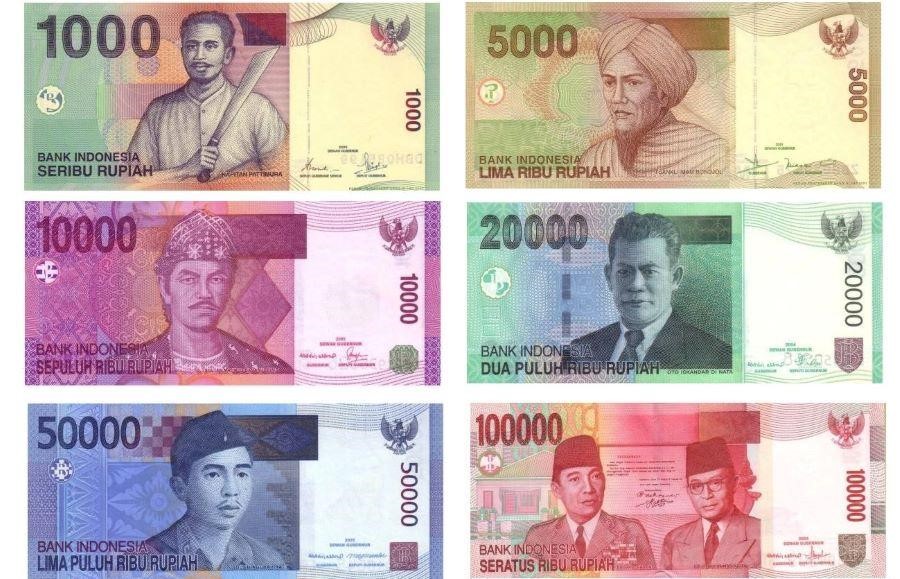 Loại tiền tệ được sử dụng tại Bali - Indonesia là Rupiah