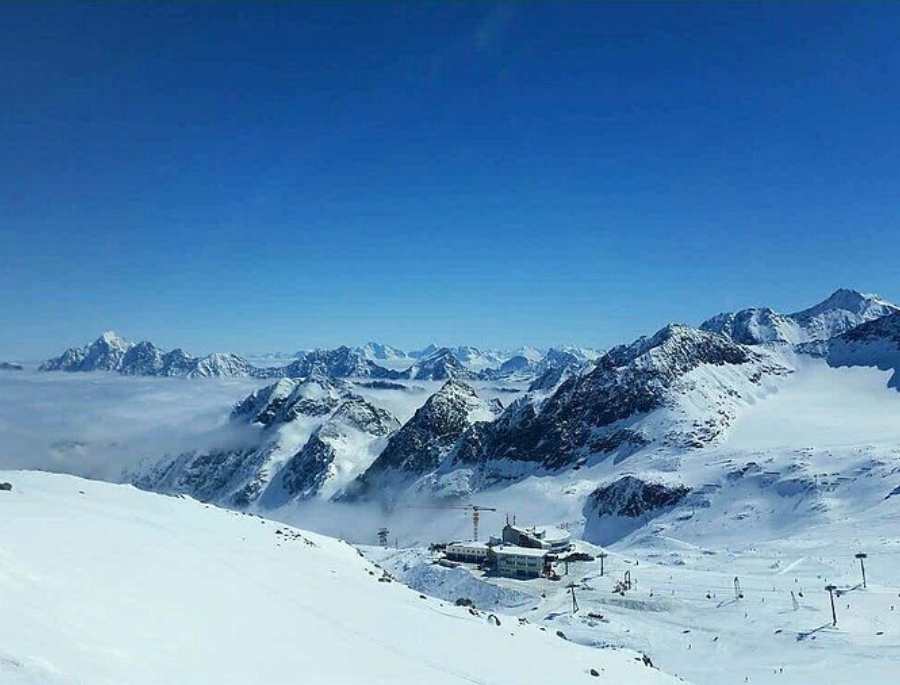  sông băng Stubai Glacier là một kiệt tác của thiên nhiên nước Áo
