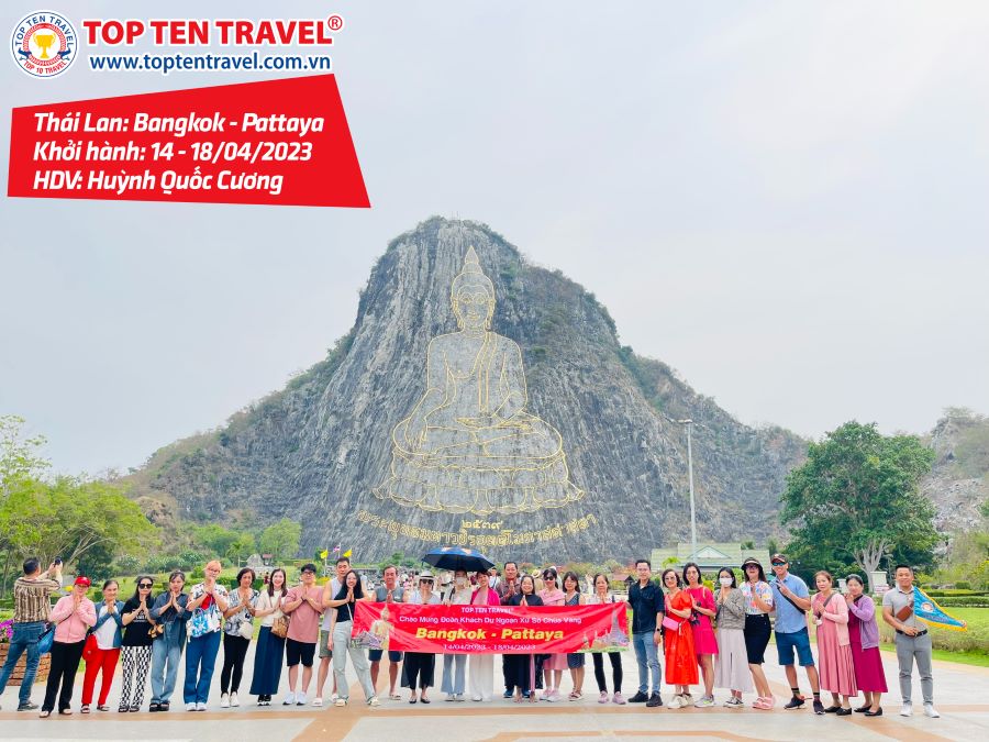 Tổng hợp hình đoàn tour du lịch khởi hành tháng 4 tại Top Ten Travel