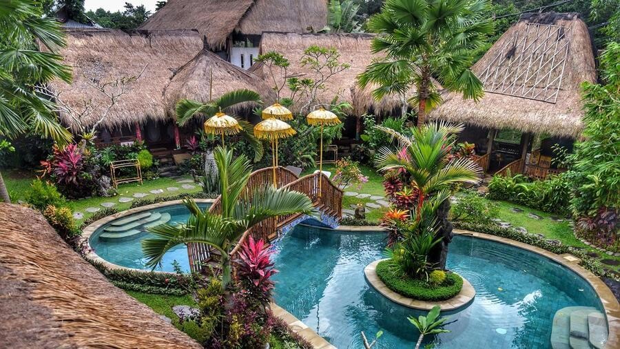 Bohemia Huts là một trong những resort vô cùng ấn tượng ở Bali
