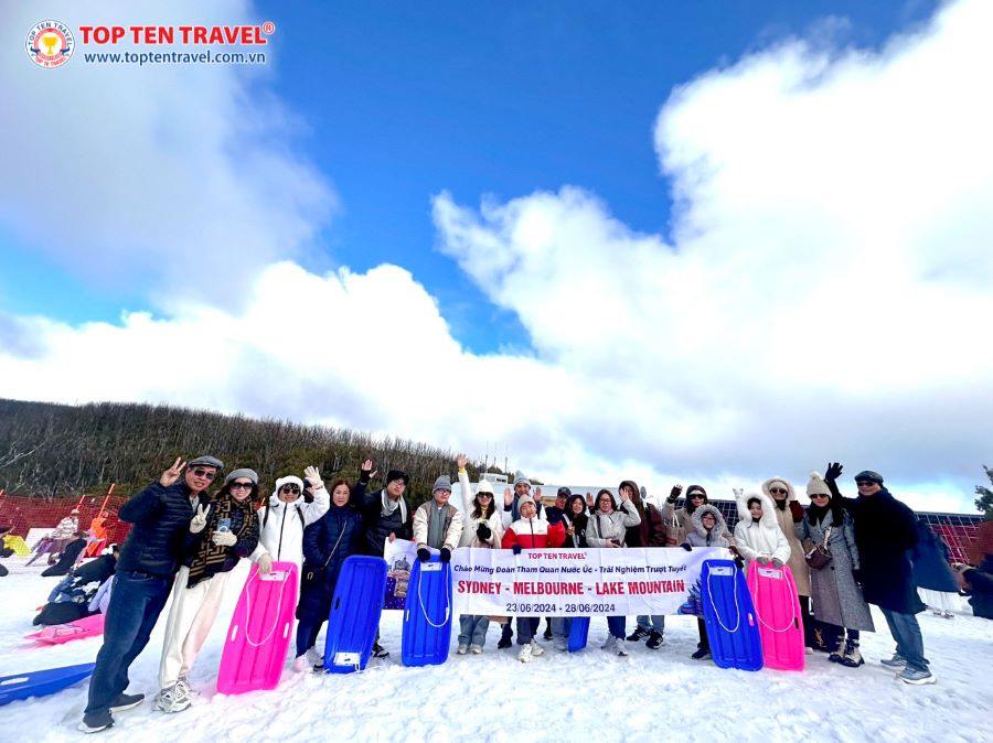 Trải nghiệm trượt tuyết giữa mùa hè tại nước Úc