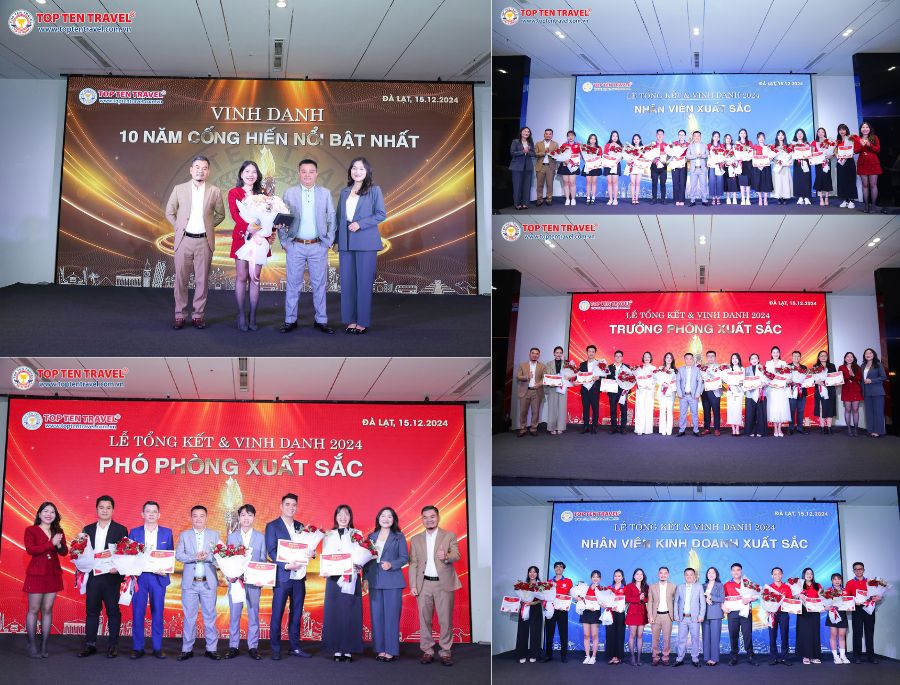 Các hạng mục vinh danh quan trọng được trao tặng tại buổi lễ