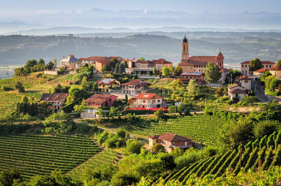 Piedmont Italy là một trong những nơi sở hữu khung cảnh thu say đẹp lòng người.