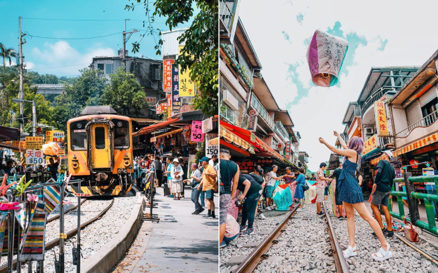 Đường tàu Shifen thu hút lượng lớn du khách hàng năm 