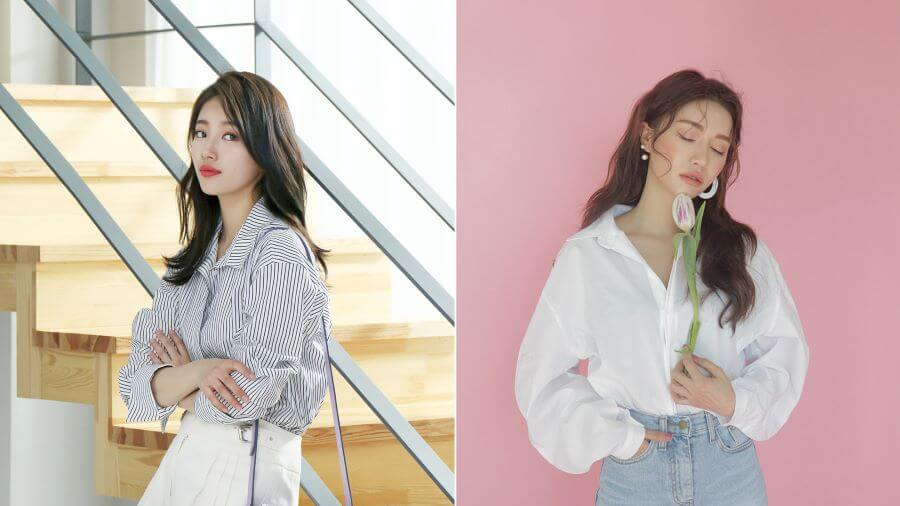 Áo sơ mi oversized là một item cực kỳ linh hoạt và thời trang, rất phù hợp cho chuyến du lịch Nhật Bản mùa xuân