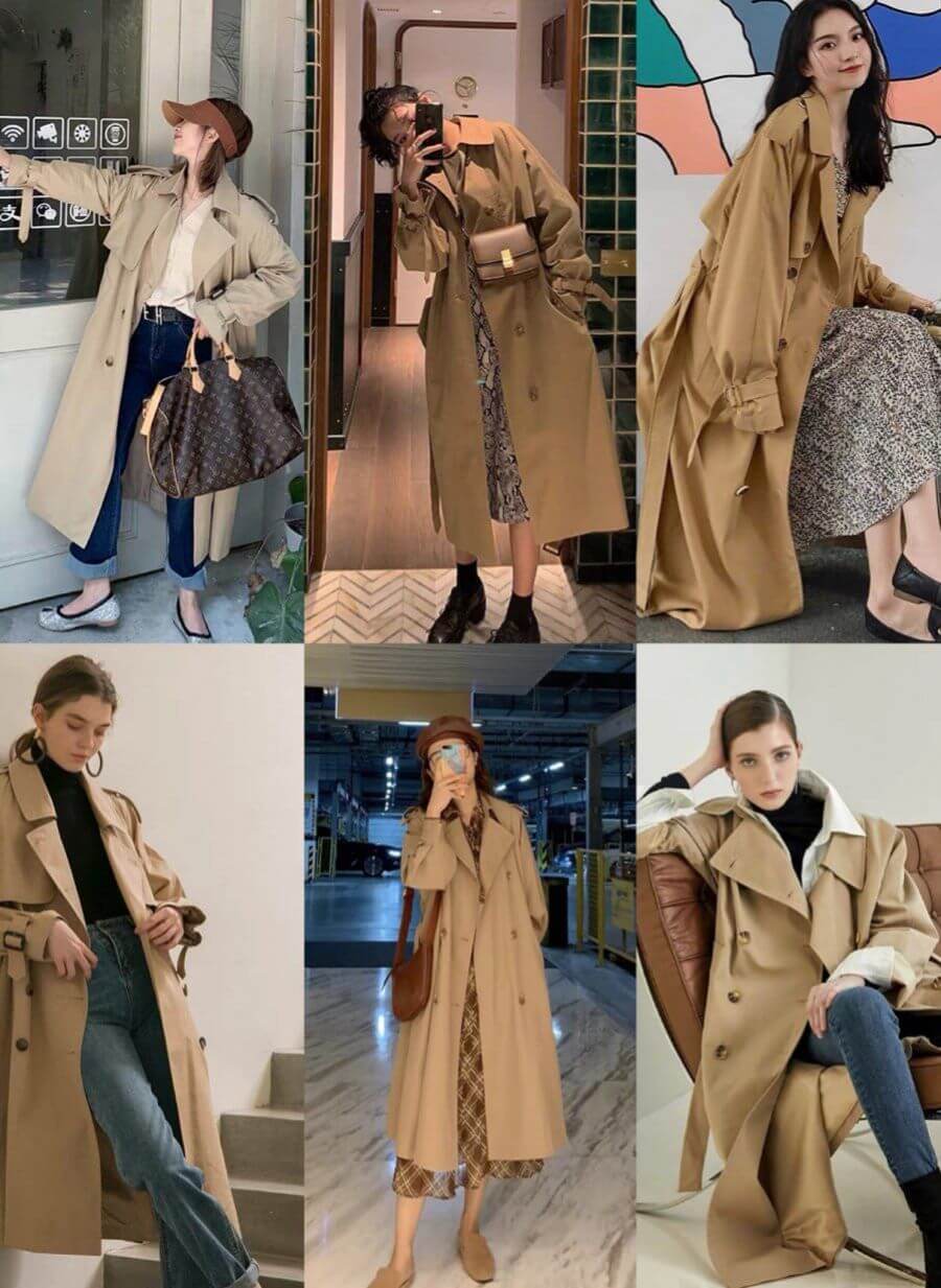 Với thiết kế thanh lịch và đa năng, trench coat có thể kết hợp với nhiều kiểu trang phục khác nhau để tạo nên những set đồ vừa thời trang vừa thoải mái