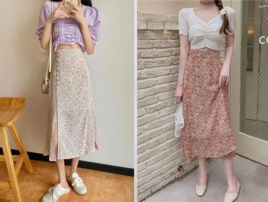 Một chiếc váy hoa xinh xắn sẽ mang đến cho bạn một vẻ ngoài nữ tính, dịu dàng và đậm chất vintage