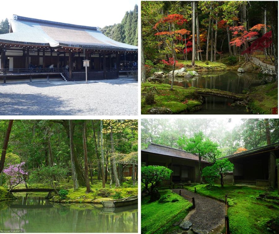 Ngôi chùa nổi tiếng nhờ khu vườn rêu đặc biệt