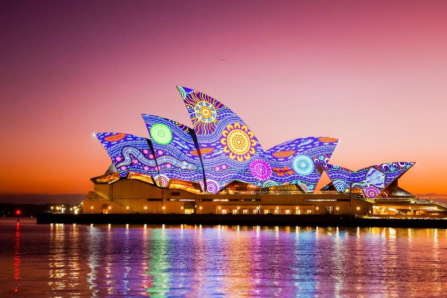 Vivid Sydney là lễ hội ánh sáng lớn nhất tại Sydney