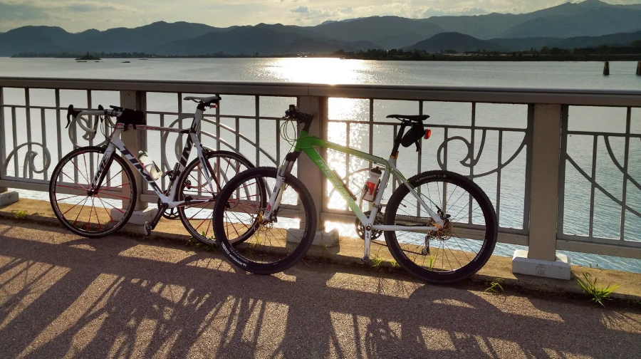 Trải nghiệm đi xe đạp trên các cung đường là một trong những trải nghiệm thú vị tại Hàn Quốc mà bạn nhất định phải thử