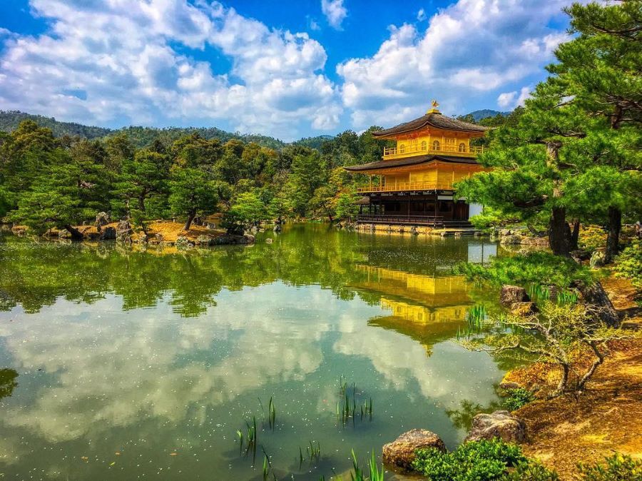 Vẻ đẹp của Đền Kinkaku-ji ở Kyoto