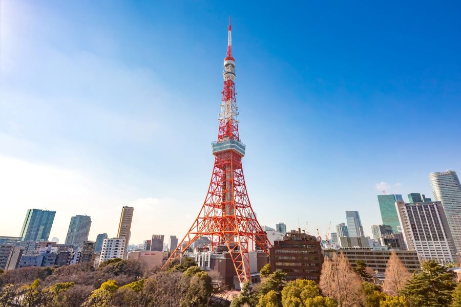 Vẻ đẹp nổi bật của Tháp Tokyo Tower - Biểu tượng của Nhật Bản