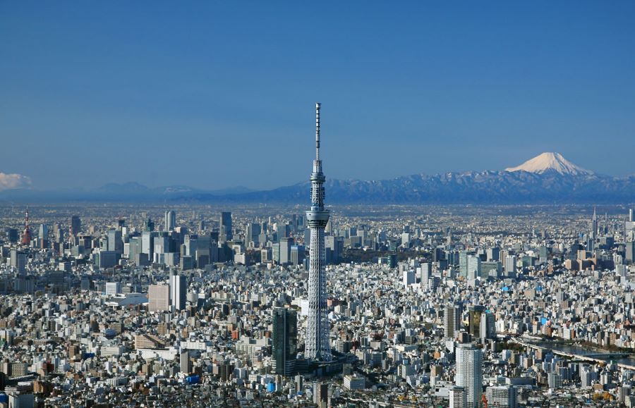 Tòa tháp Skytree - Tòa tháp cao nhất tại Nhật Bản