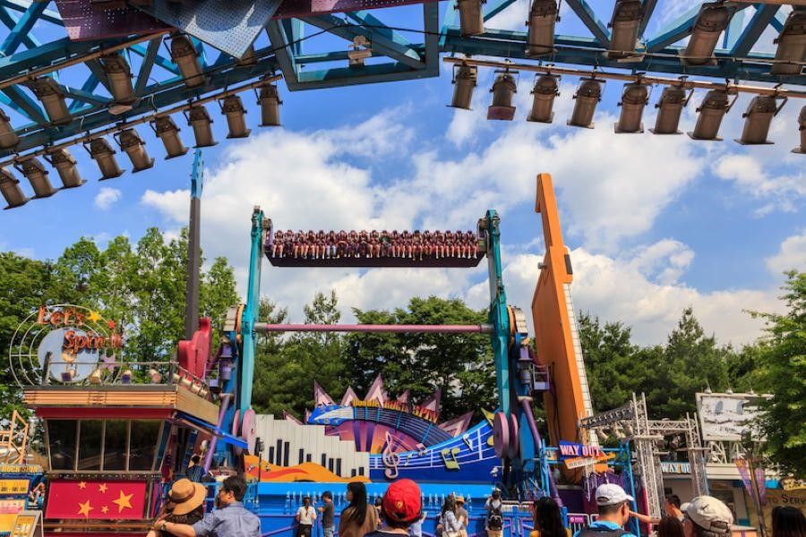 Trò chơi có hàng ghế xoay 360 độ