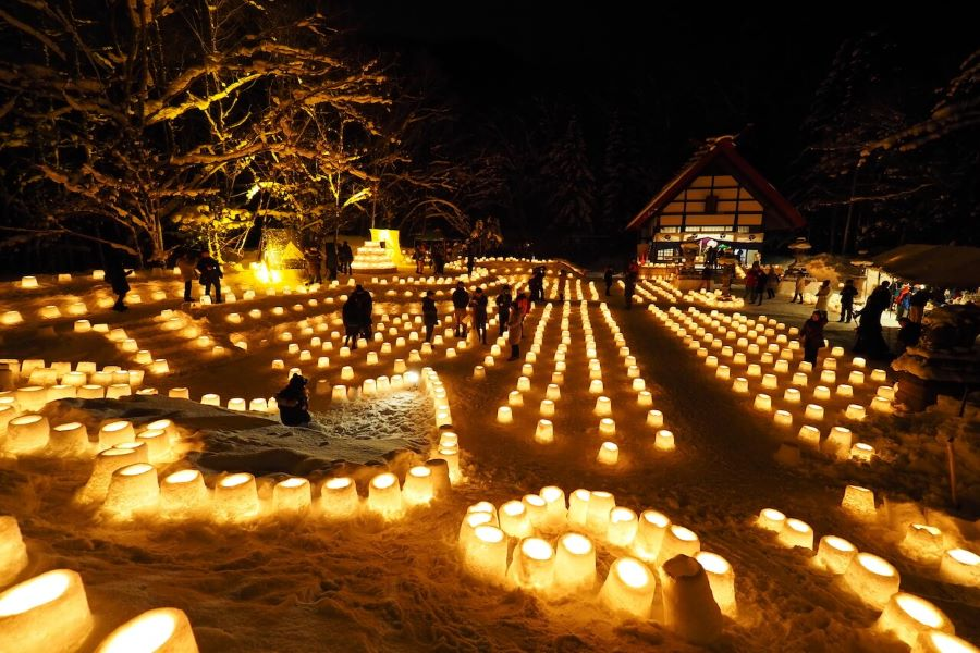 Lễ hội đèn lồng tuyết Jozankei - một trong những lễ hội mùa đông nổi tiếng nhất