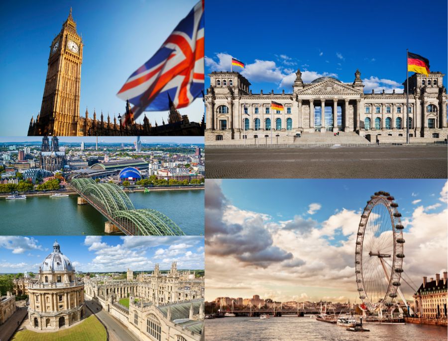 Nước Anh xinh đẹp sở hữu rất nhiều các địa điểm du lịch với kiến trúc đặc sắc