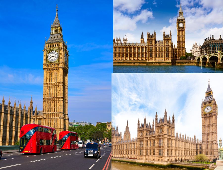Đồng hồ Big Ben là biểu tượng hàng đầu của du lịch Anh Quốc