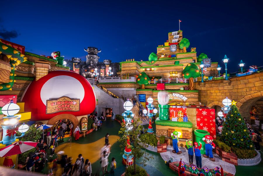 Universal Studios Japan là một công viên giải trí nổi tiếng nằm ở Osaka