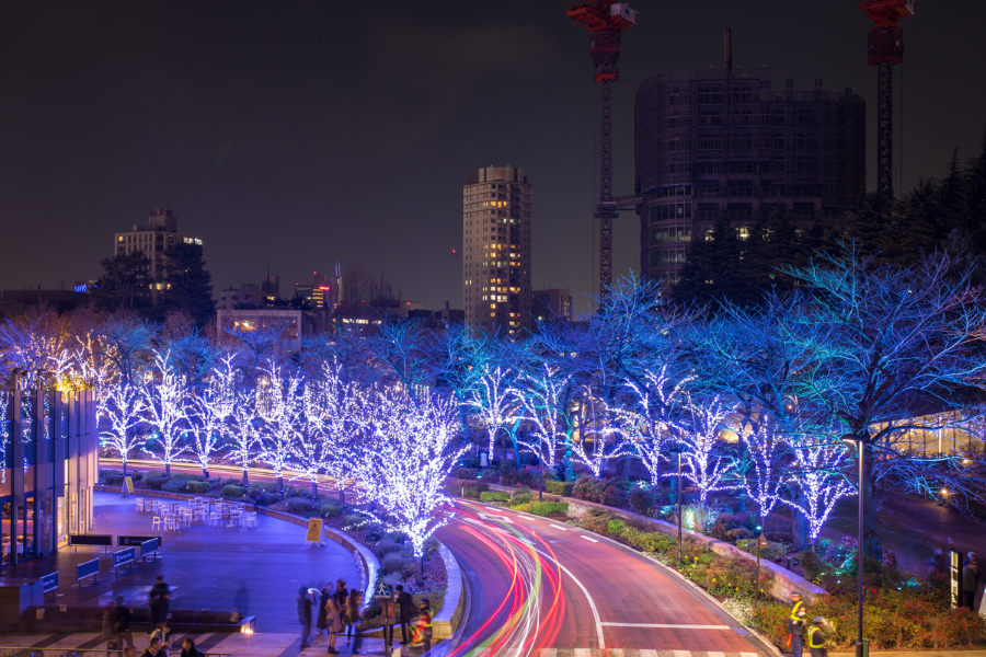 Tokyo Midtown Illumination - Một trong những lễ hội ánh sáng mùa đông Nhật Bản nổi bật được diễn ra tại Tokyo
