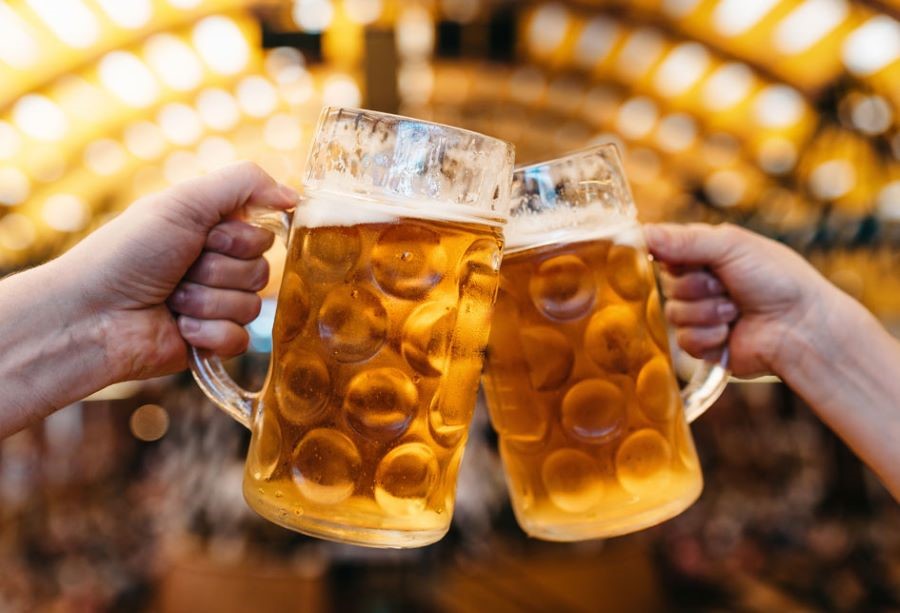 Tham gia lễ hội Oktoberfest, du khách sẽ được thưởng thức những loại bia thơm ngon