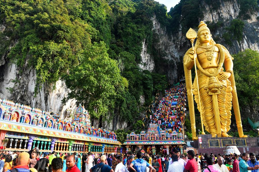 Lễ hội Thaipusam là một lễ hội Hindu nổi tiếng ở Malaysia