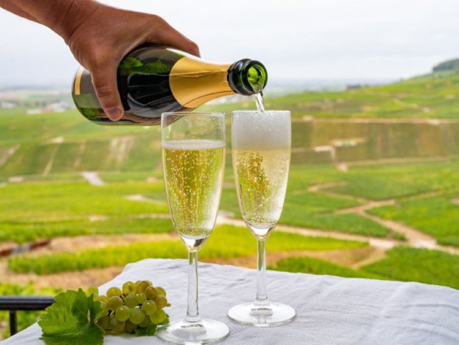 Champagne là vùng đất đã sản xuất ra loại rượu Champagne nổi tiếng và được ưa thích trên toàn thế giới