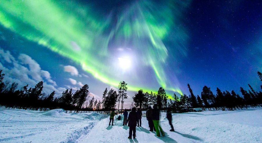 Rovaniemi - địa điểm thích hợp nhất để có thể tha hồ “săn” cực quang tại Phần Lan
