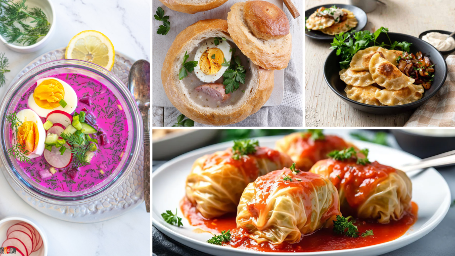 Ẩm thực Ba Lan nổi tiếng bởi sự tinh tế trong cách bày trí và độc đáo trong hương vị