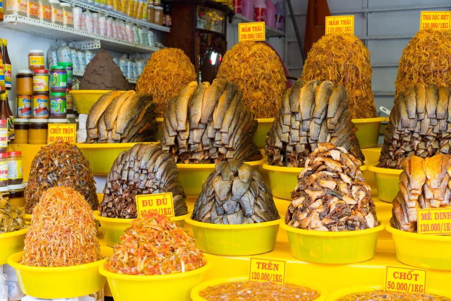 Châu Đốc sở hữu vô số các loại mắm hấp dẫn khác nhau 