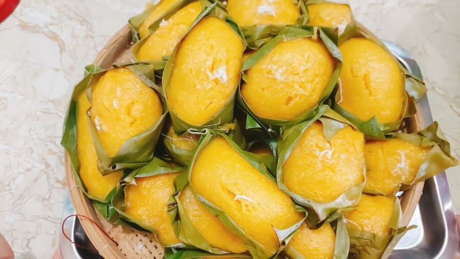 Bánh bò thốt nốt được làm bằng đường thốt nốt - loài cây đặc trưng của xứ An Giang