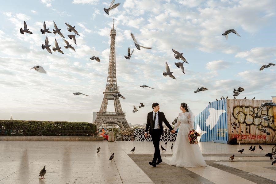 Paris Pháp mộng mơ, cổ điển là điểm đến hàng đầu của các cặp tình nhân