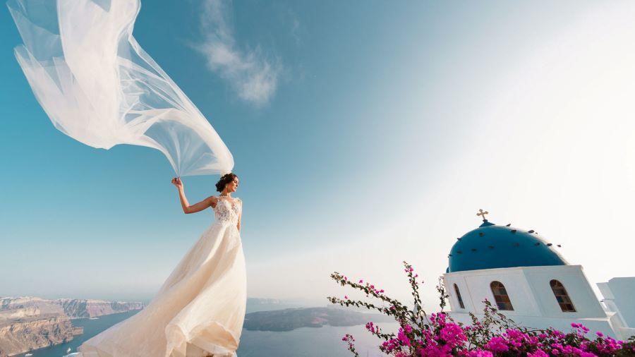 Santorini mang đậm địa chất trung hải - Là địa điểm chụp ảnh cưới đẹp tựa xứ sở thần tiên