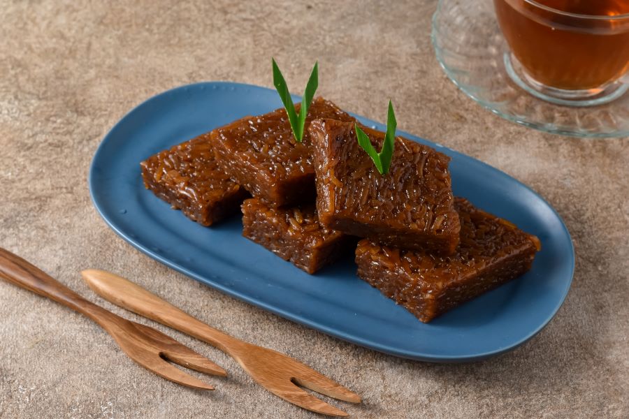 Wajid - loại bánh ngọt truyền thống được làm từ gạo, đường và nước cốt dừa