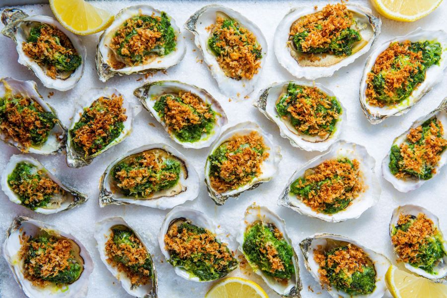 Hàu nướng là món ngon nổi tiếng đến từ thành phố Seattle của bang Washington