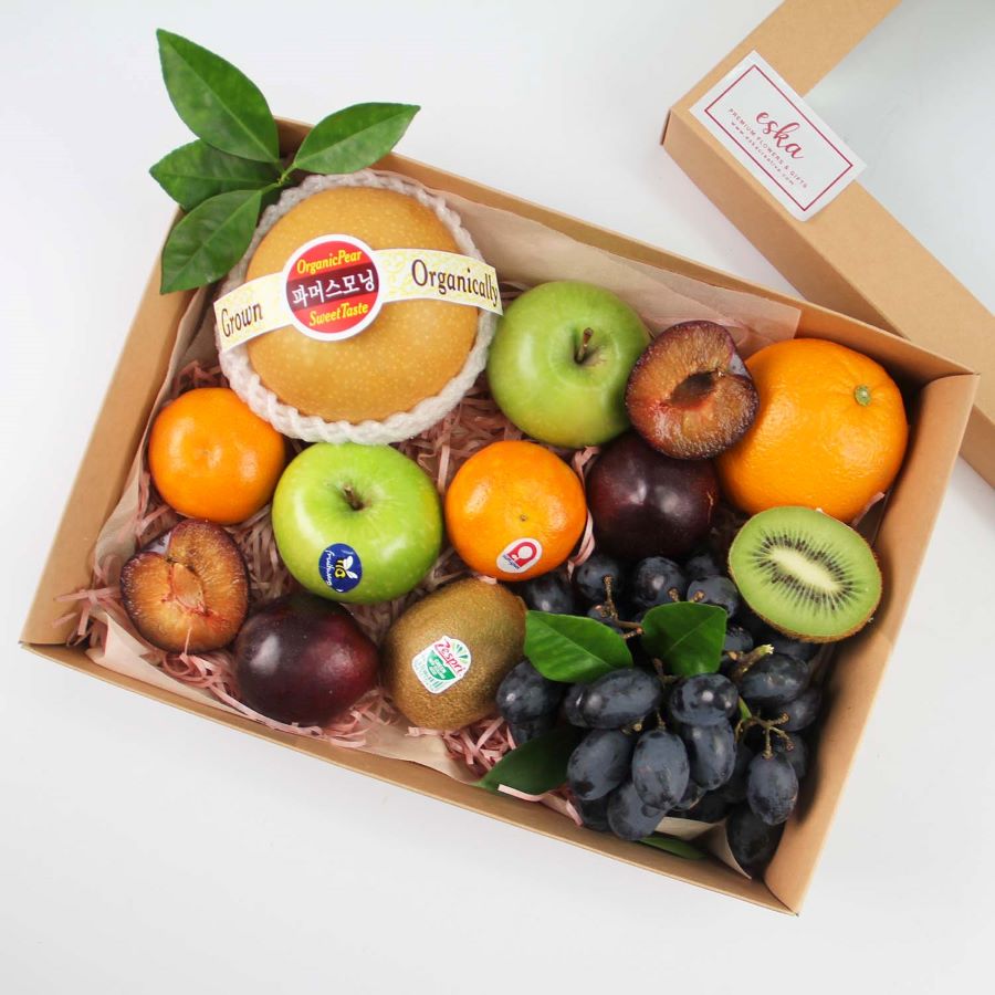 Người Hàn Quốc cũng rất thích tặng hoa quả vào dịp đầu năm mới