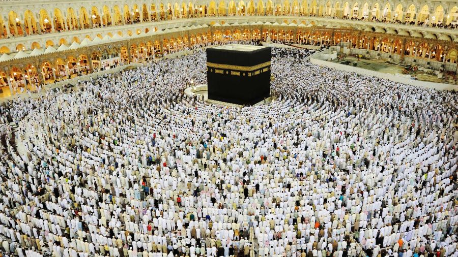 Cuộc hành hương Hajj đến thánh địa Mecca mỗi năm của các tín đồ đạo Hồi 