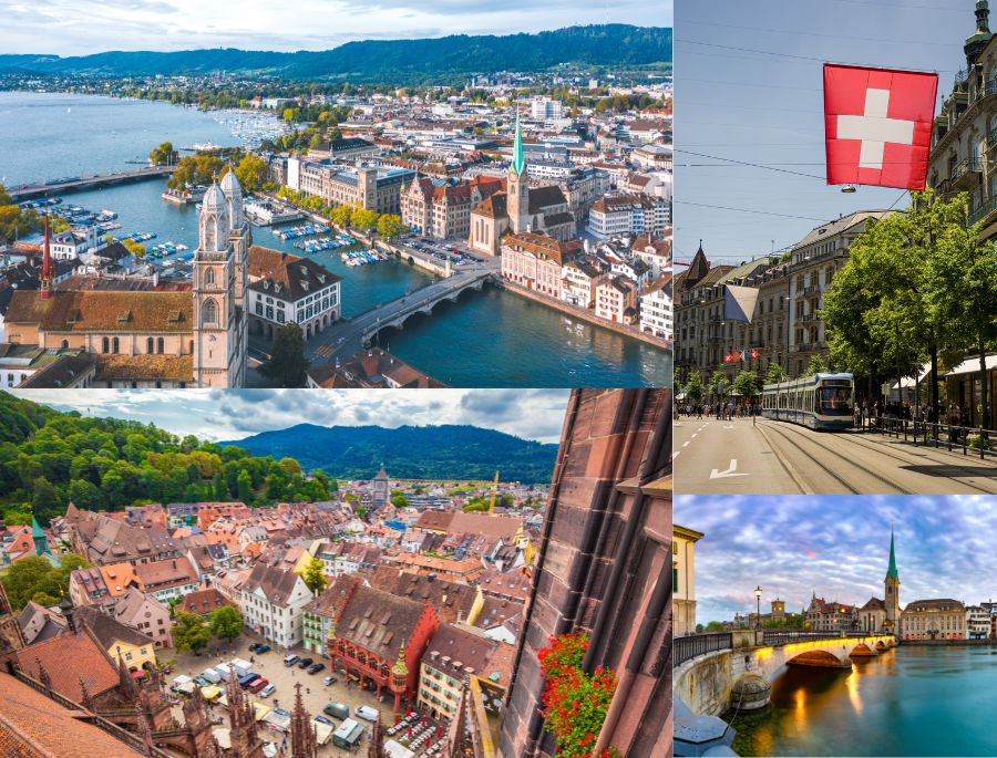 Zurich là một trong những thành phố lớn nhất ở Thụy Sĩ với rất nhiều địa điểm tham quan hấp dẫn