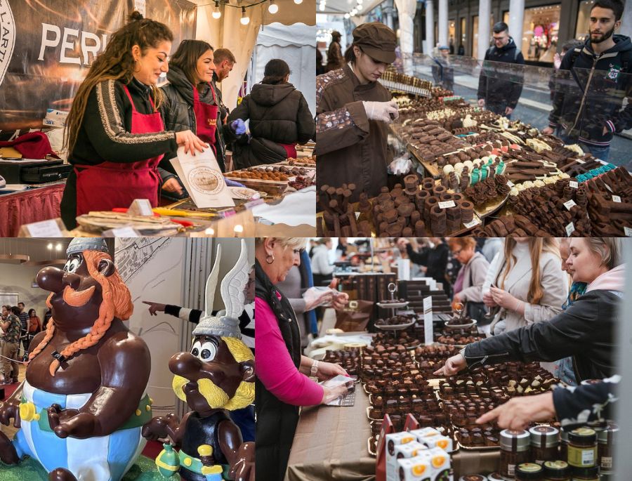 Lễ hội thu hút rất đông khách du lịch Châu Âu tới tham quan và khám phá