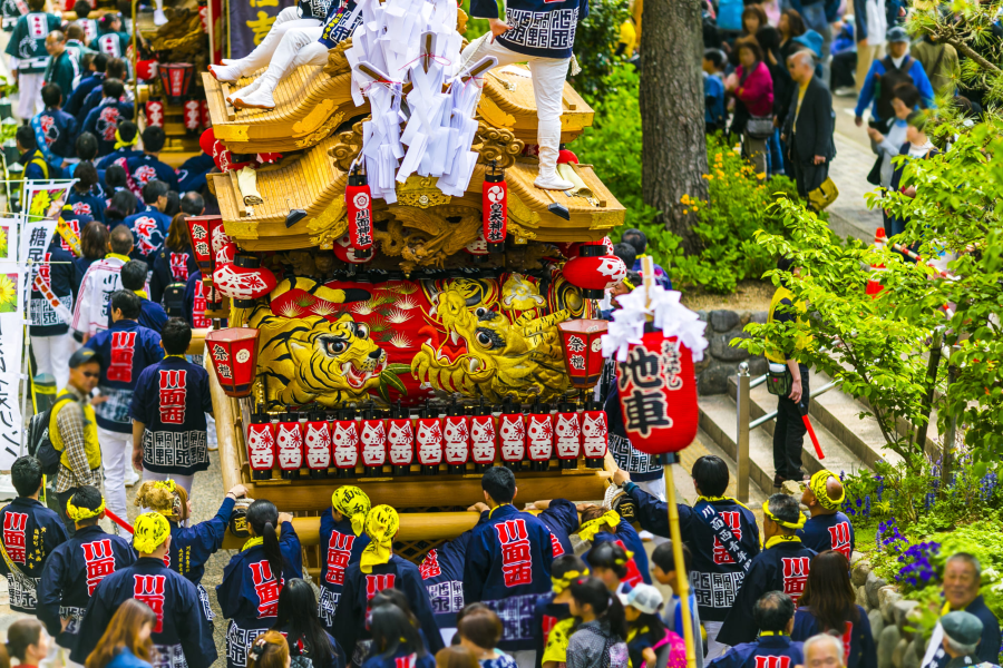 Kishiwada Danjiri Matsuri, một trong những lễ hội sôi động và độc đáo nhất Nhật Bản, diễn ra hàng năm tại thành phố Kishiwada, Osaka